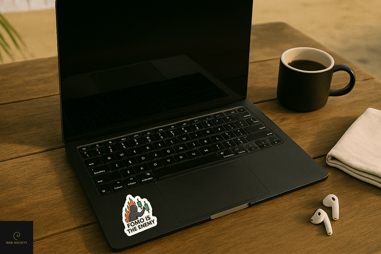 FOMO Is the Enemy Sticker | Risk Society