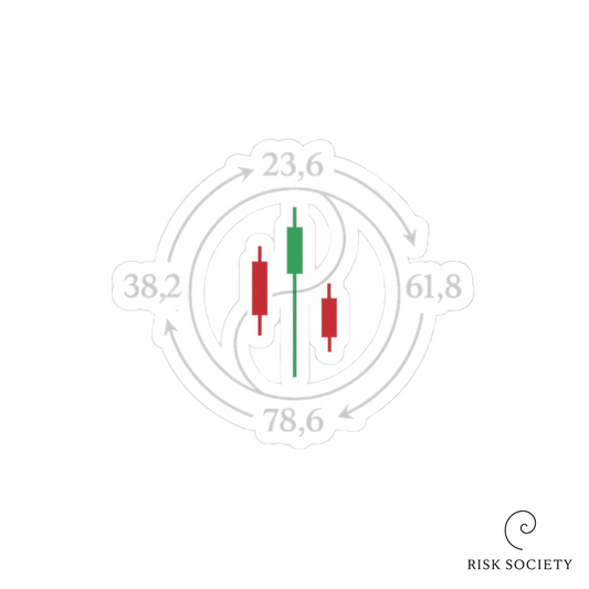 Fibonacci Flow - Risk Society Transparent Sticker | Risk Society