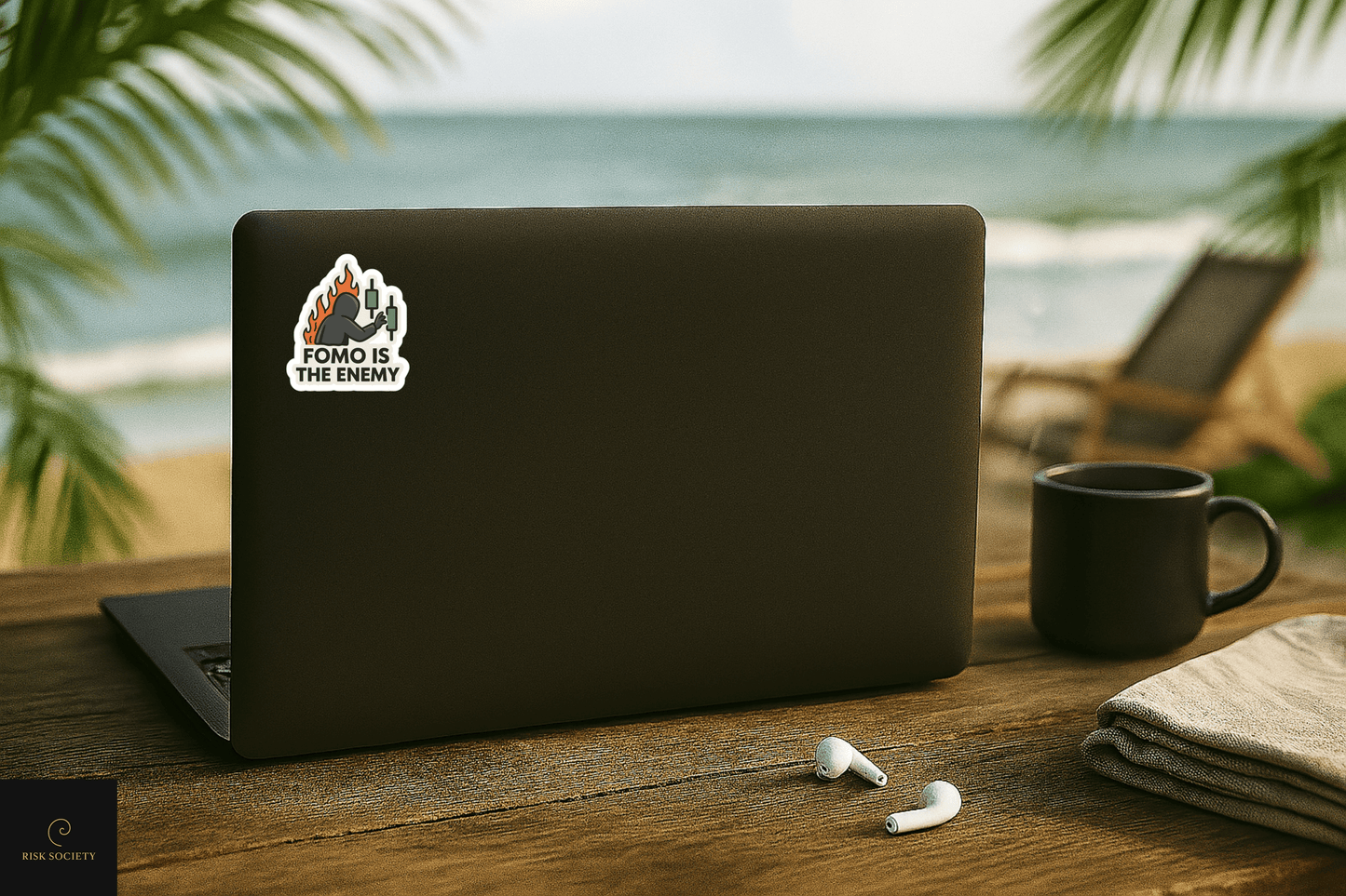 FOMO Is the Enemy Sticker | Risk Society