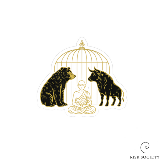 Mind Over Market Sticker | Risk Society